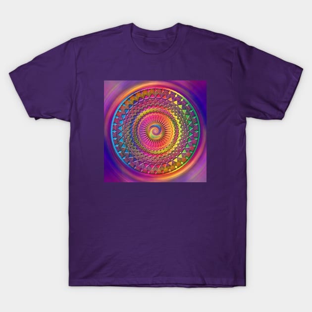 Sun Mandala T-Shirt by dhphotography